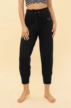 Y.U Yoga 7/8-Hose Im Harem-Stil Loungewear Sport Mix & Match Materialmix