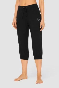 Y.U Yoga 3/4-Hose Mit Taschen Loungewear Sport Mix & Match Materialmix