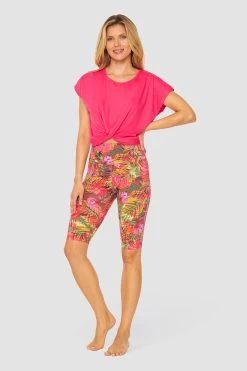 Y.U Yoga Shorts Im Modernen Druck Radlerhose Mix & Match Recycled Polyamid/Elasthan -Pyjamas Für Zuhause 1667214 16072 3