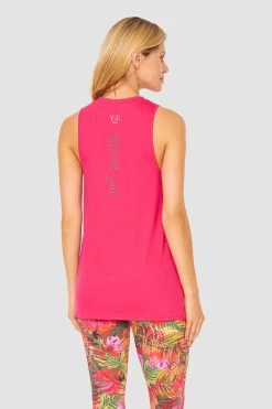 Y.U Yoga Top Mit Schriftzug „just Breathe“ Loungewear Sport Mix & Match Baumwolle/ Elasthan -Pyjamas Für Zuhause 1667215 16529 2