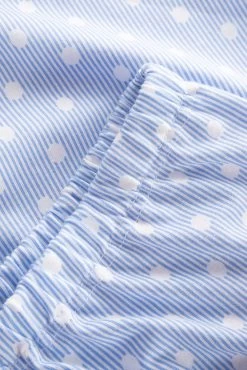 Pyjama Im Mustermix Punkte Streifen Verspielt 100% Baumwolle 1884144 -Pyjamas Für Zuhause 1884144 16361 50