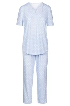 Pyjama Im Mustermix Punkte Streifen Verspielt 100% Baumwolle 1884144 -Pyjamas Für Zuhause 1884144 16361 59