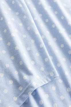 Bigshirt Lang Im Mustermix Punkte Streifen Nadelzug Verspielt 100% Baumwolle 8 Bigshirt Lang Im Mustermix Punkte Streifen Nadelzug Verspielt 100% Baumwolle -Pyjamas Für Zuhause 1884147 16361 1 39