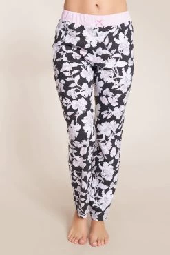 Basic Pyjamahose Mit Zierschleife