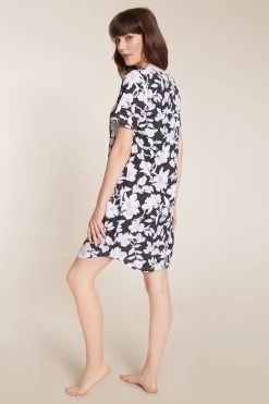 Basic Bigshirt Mit Zierschleife -Pyjamas Für Zuhause 1884170 16584 2 1