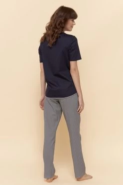 Pyjama Kurzarm Mit Punktedruck Dezent Pastellfarben 100% Baumwolle -Pyjamas Für Zuhause 1884192 10063 2