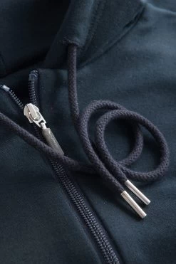 Sweatjacke Mit Logodetail Navyblau Hoodie Lässig Baumwolle/Elasthan 9 Sweatjacke Mit Logodetail Navyblau Hoodie Lässig Baumwolle/Elasthan -Pyjamas Für Zuhause 1884200 10063 1 40