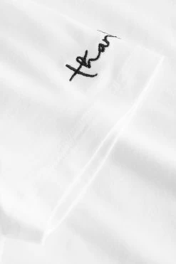 Basic T-Shirt Mit Logodruck Weiß Klassisch Baumwolle/Elasthan -Pyjamas Für Zuhause 1884202 11710 1 48