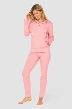 Basic Sweatjacke In Uni Kapuze Hoodie Einfarbig Bio-Baumwolle/Elasthan Thx 10 Basic Sweatjacke In Uni Kapuze Hoodie Einfarbig Bio-Baumwolle/Elasthan Thx -Pyjamas Für Zuhause 1884204 16809 3