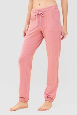 Basic Sweathose In Uni Bündchen Jogginghose Einfabig Bio-Baumwolle/Elasthan Thx