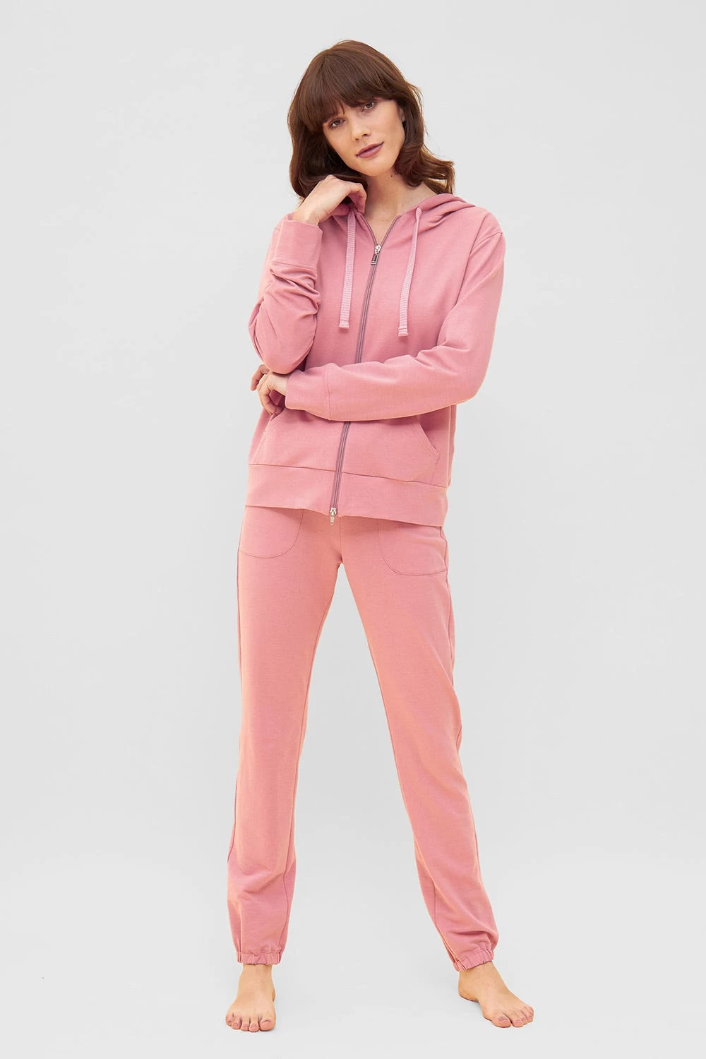 Basic Sweathose In Uni Bündchen Jogginghose Einfabig Bio-Baumwolle/Elasthan Thx 4 Basic Sweathose In Uni Bündchen Jogginghose Einfabig Bio-Baumwolle/Elasthan Thx - Image 4