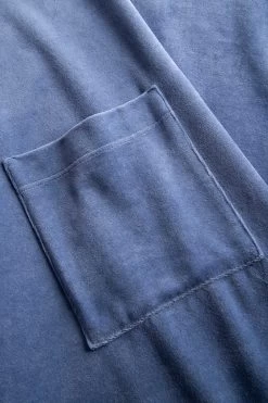 Morgenmantel Aus Nicki Blouson-Style Sportive Streifen Stickbündchen Baumwolle/Polyester -Pyjamas Für Zuhause 1884219 11436 6