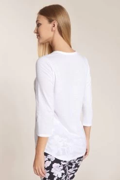 Pyjama Mit Blütendruck 3/4-Ärmel 100% Baumwolle 9 Pyjama Mit Blütendruck 3/4-Ärmel 100% Baumwolle -Pyjamas Für Zuhause 1884290 16584 2