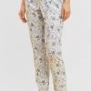 Basic Pyjamahose Lang Im Floralen Ornament-Print Mix & Match 1884808