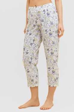 Basic 7/8-Pyjamahose Im Floralen Ornament-Print Mix & Match 1884809