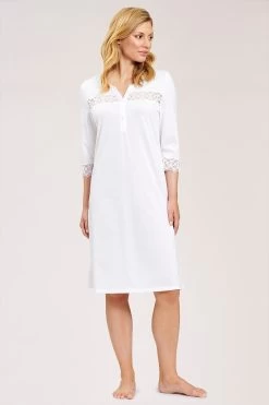 Sleepshirt Mit Spitzendetails Romantic Line 1884134